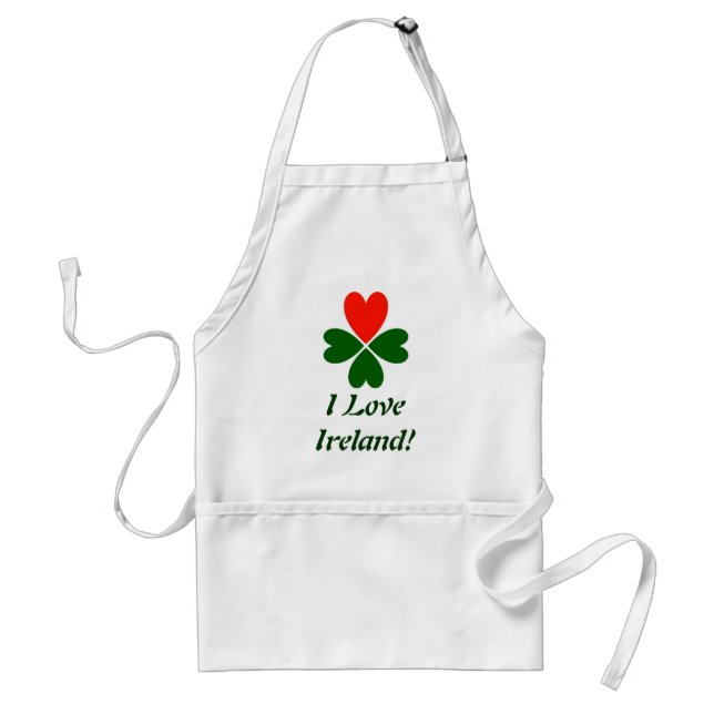 Avental Eu Amo a Irlanda (Frente)