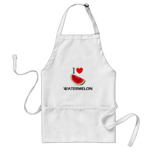 Avental Eu amo a melancia