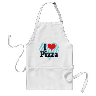 Avental Eu amo a pizza
