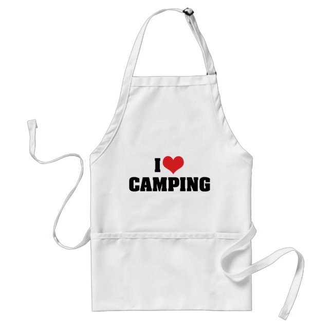 Avental Eu Amo Acampar (Frente)