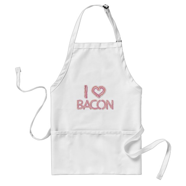 Avental Eu Amo Bacon (Frente)