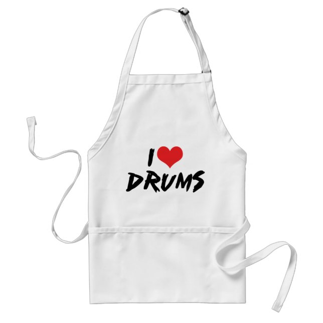 Avental Eu Amo Baterias (Frente)