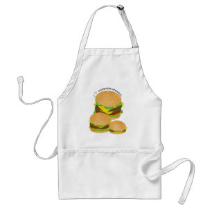 Avental Eu Amo Cheeseburgers