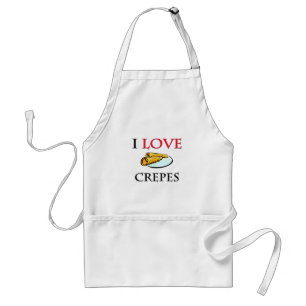 Avental Eu amo Crepes
