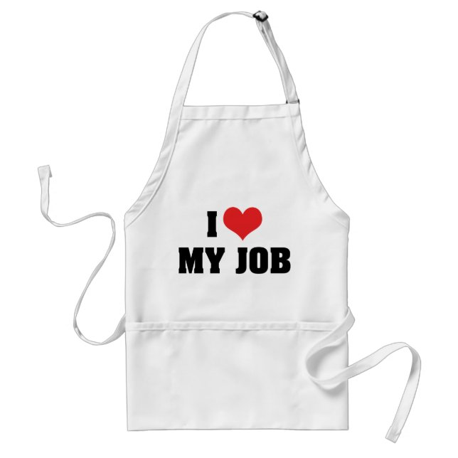 Avental Eu Amo de Coração Meu Emprego (Frente)