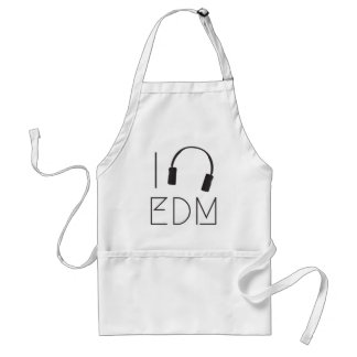 Avental Eu amo EDM