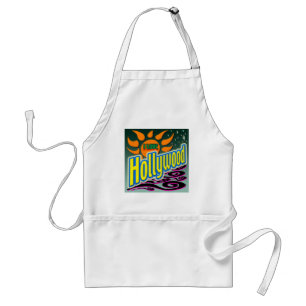 Avental "Eu amo Hollywood" Noite Sunshine" Apron!