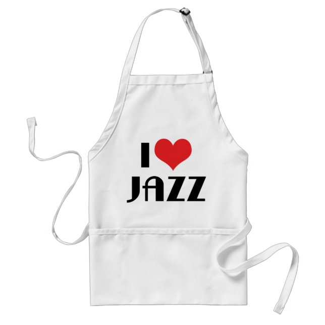 Avental Eu Amo Jazz (Frente)