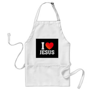 Avental Eu Amo Jesus