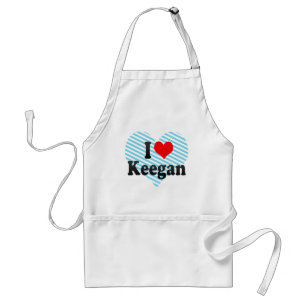 Avental Eu amo Keegan