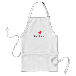 Avental Eu amo Krumkake