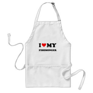 Avental Eu amo meu Fishmonger
