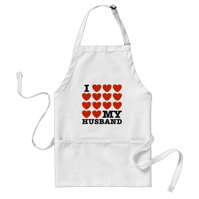 Avental Eu Amo Meu Marido (Frente)