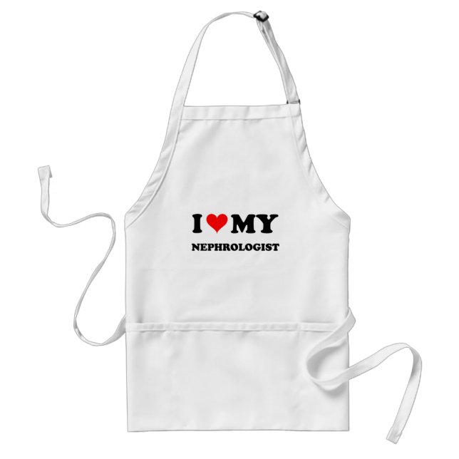 Avental Eu amo meu Nephrologist (Frente)