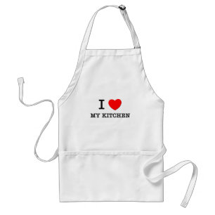 Avental Eu amo minha cozinha