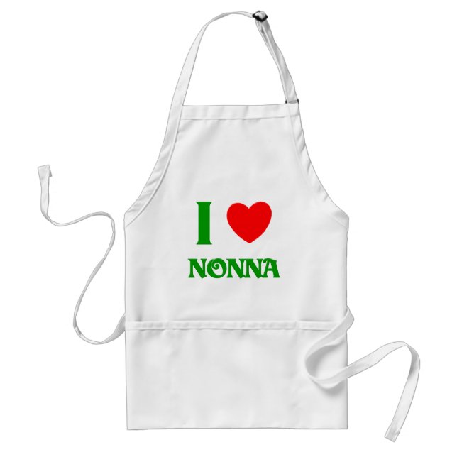 Avental Eu amo Nonna (Frente)