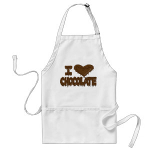 Avental Eu amo o chocolate
