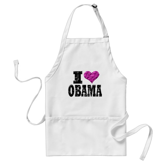 Avental Eu amo Obama (Frente)