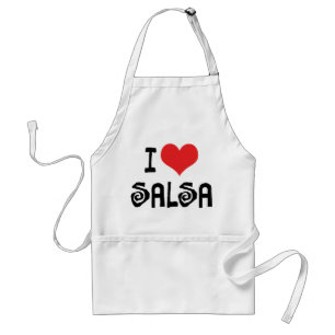 Avental Eu Amo Salsa de Coração