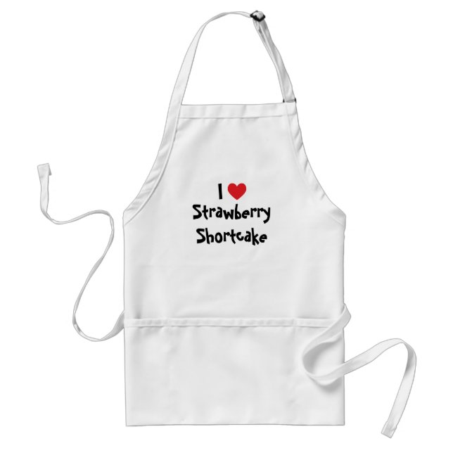 Avental Eu Amo Strawberry Shortcake (Frente)