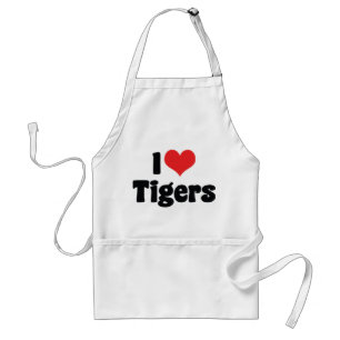 Avental Eu Amo Tigres do Coração - Amante de Tigres