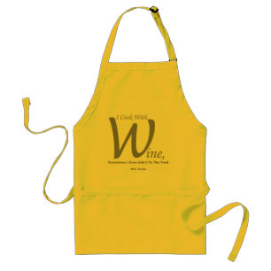 Avental Eu Cozinho Com A Cozinha Padrão De Vinho Apron