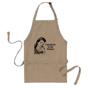 Avental Eu devo estar na cozinha