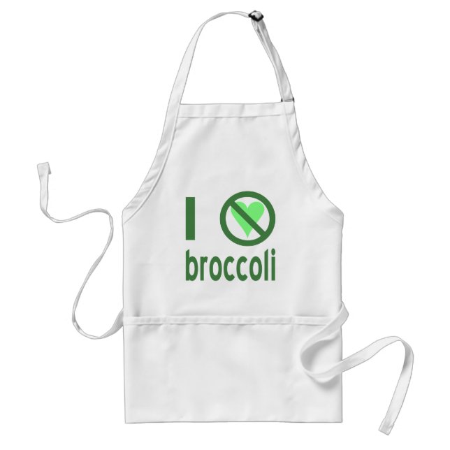 Avental Eu Odeio Broccoli (Frente)