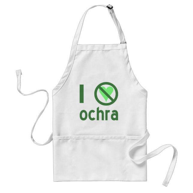 Avental Eu Odeio Ochra Sem amor (Frente)