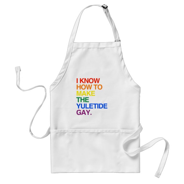 AVENTAL EU SEI FAZER O GAY DA MARÉ DE YULE - .PNG (Frente)