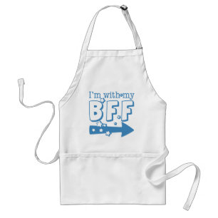 Avental Eu sou com meu BFF (direito)