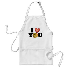 Avental EU TE AMO Dia de as mães Apron