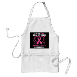 Avental Eu Visto Rosa Para Minha Mãe Cancer Sensibilização