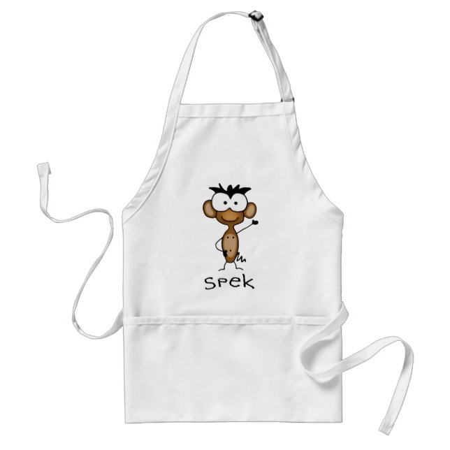 Avental Fale o macaco Apron (Frente)