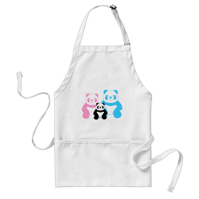 Avental Família Funny Panda (Frente)