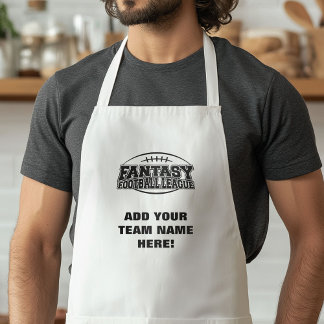 Avental Fantasy Football League - adicione o nome do time