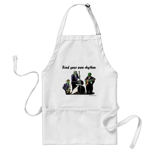 Avental Fantasy Jazz Blues Musicians Music Art Apron (Frente)