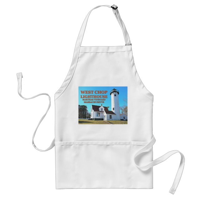 Avental Farol de West Chop, Marthas Vineyard MÃE Apron (Frente)