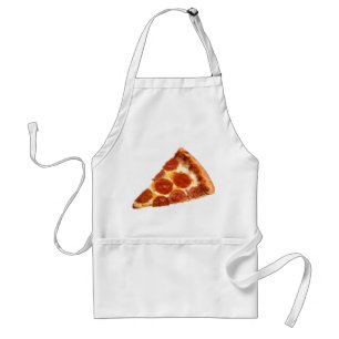 Avental Fatia de pizza de pepperoni clássica da SlipperyJo