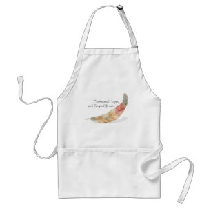 Avental Feathered Hopes Tangled Dreams Boho Apron