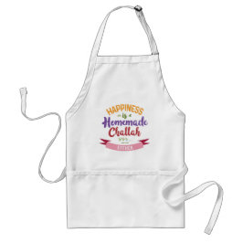 Avental Felicidade Caseira Floral Excêntrica Challah