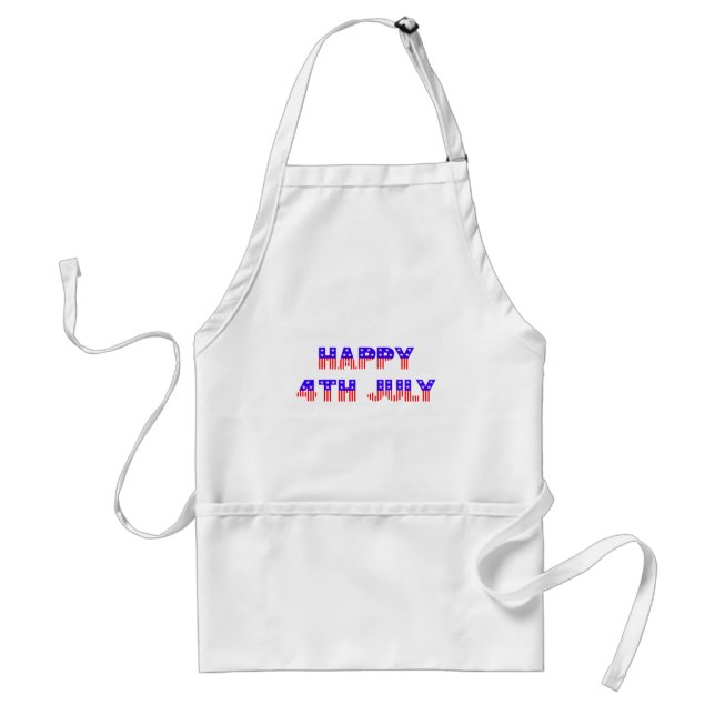 Avental Feliz 4 de julho (Frente)