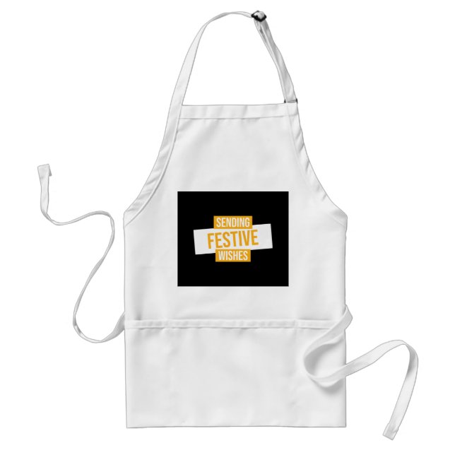 Avental Feliz ano novo 2024 - enviar desejos festivos (Frente)