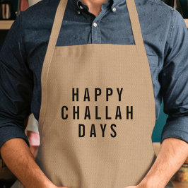 Avental Feliz Challah Days Cute Hanukkah