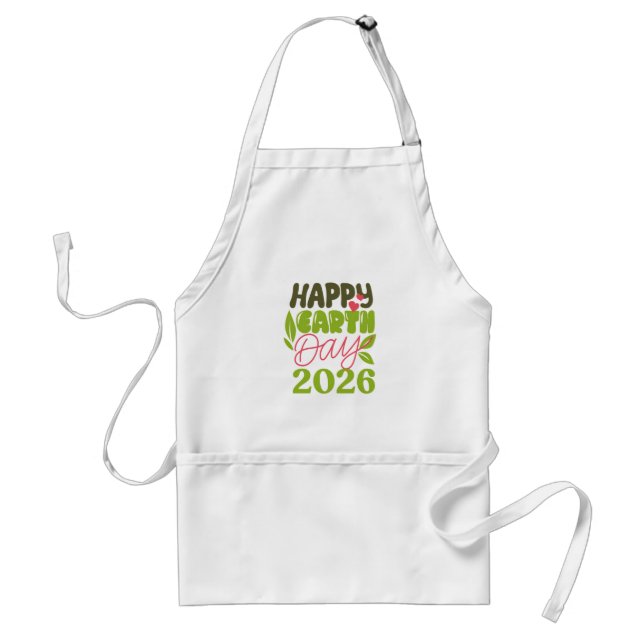 Avental Feliz Dia da Terra 2026 (Frente)