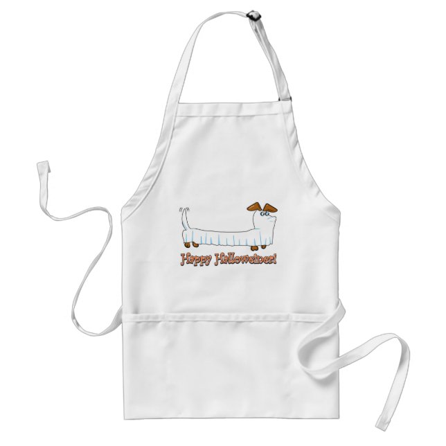 Avental Feliz Halloween Dachshund (Frente)