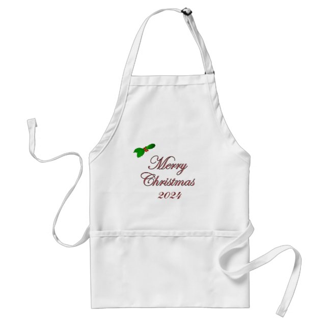 Avental Feliz Natal de 2024 - Apron Personalizado (Frente)