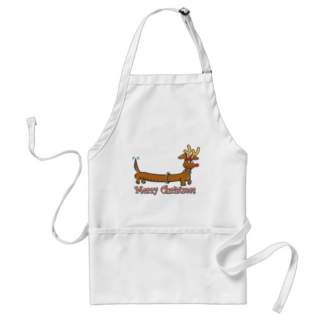 Avental Feliz Natal Doxie (Frente)