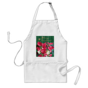 Avental Feliz Natal Poinsettia Apron