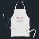 Avental Feriado de Natal cozinhando pão-de-galinha<br><div class="desc">Um avental bonito para os feriados. Perfeito para a sua troca de biscoitos ou festa de panificação.</div>